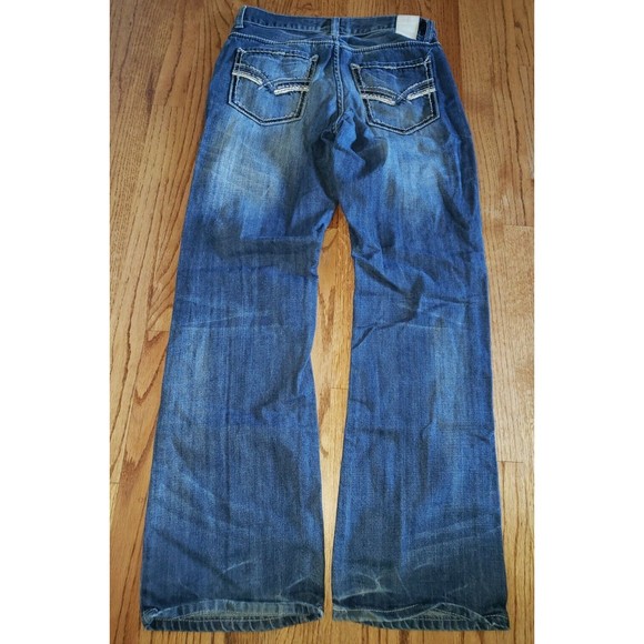 Helix Jeans Mens Helix Relaxed Boot Size 3x32 Denim Blue Jeans